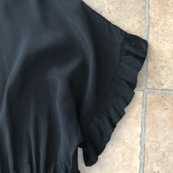 Forever 21 black button up tunic/dress - Picture 4 of 8